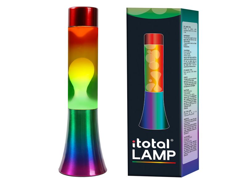 Lampe lave arc-en-ciel, 30 cm 