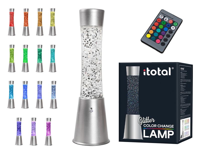 Lampe paillettes avec télécommande à couleurs changeantes 
