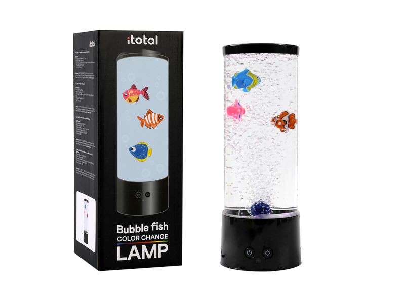 Lampe poisson, moyenne avec télécommande à changement de couleurs (3 poissons) 