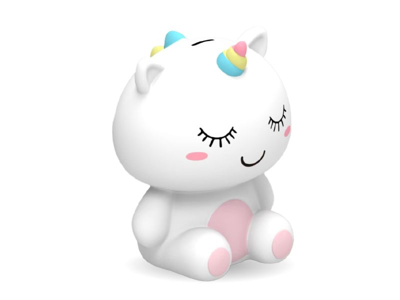 Tirelire Verticale Blanc Licorne 