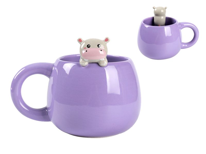 Tasse en céramique Charm 450 ml Hippo