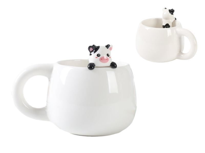 Tasse en céramique Charm 450ml Vache