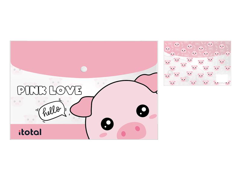 Dossier de documents A4 Animals Piggy