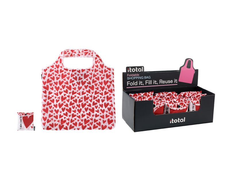 Sacs à provisions pliable Follow Your Heart 