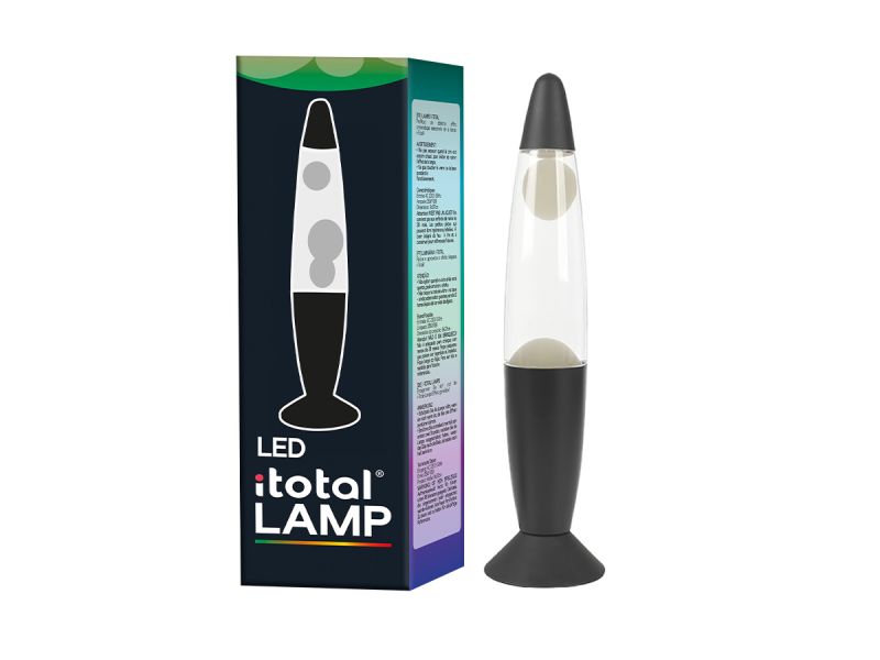LAMPE LAVE Change Color Led Light base noire