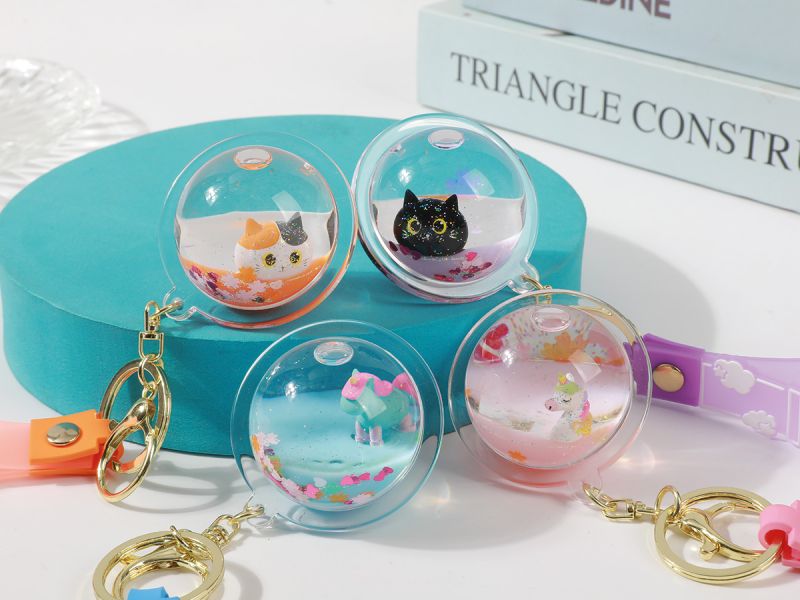 Porte-clés Liquides Bulles 3D Sphere 