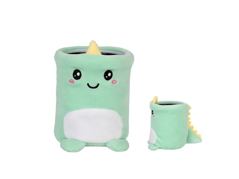 Porte-crayons en peluche Dino 