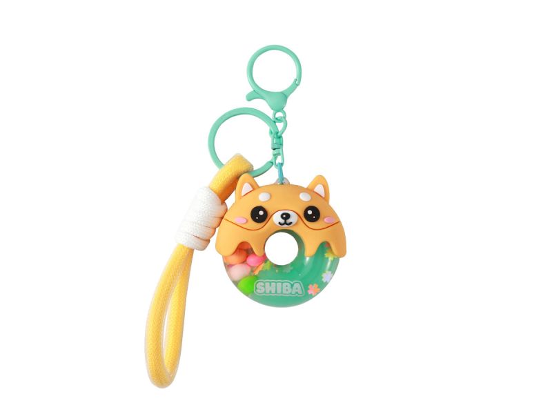ITOTAL - Porte-clés Donut Shiba 
