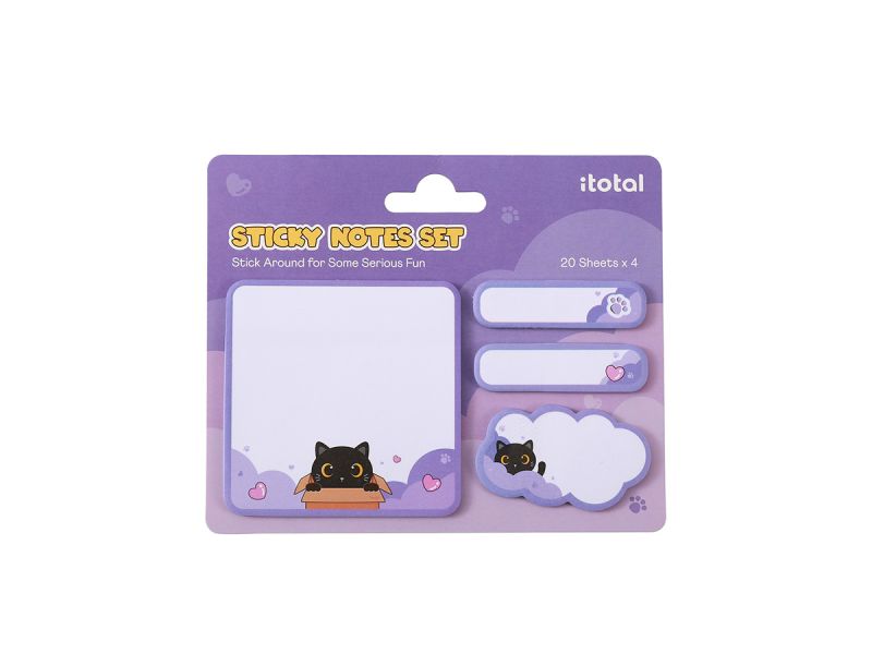 Sticky notes Set Chat noir 