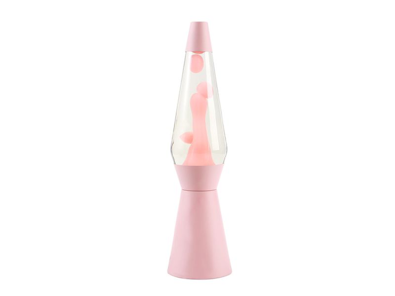 Lampe lave Monocolor Fusée Pastel Rose