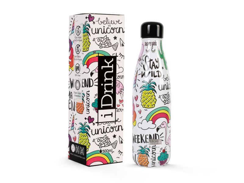 Bouteille Graphics 500ml Unicorn