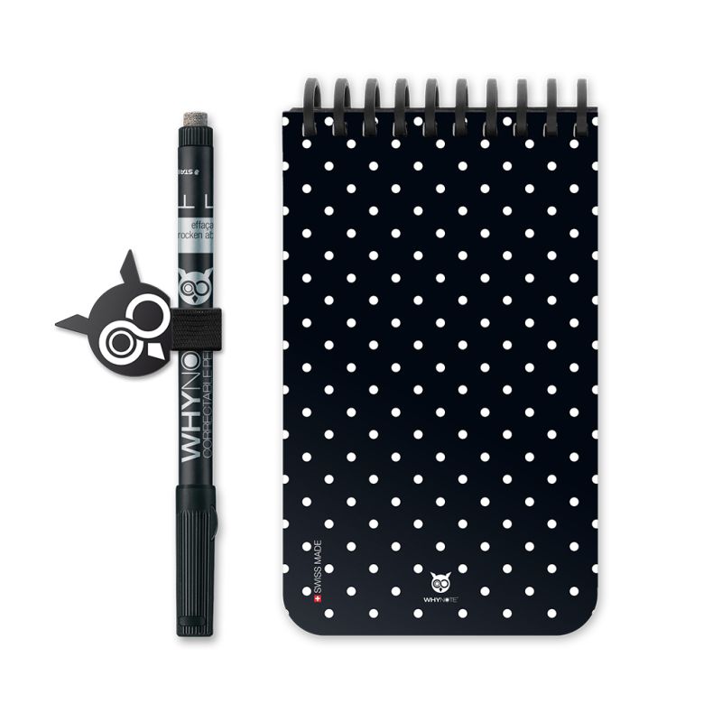 Bloc-notes effaçable Pocket Dots