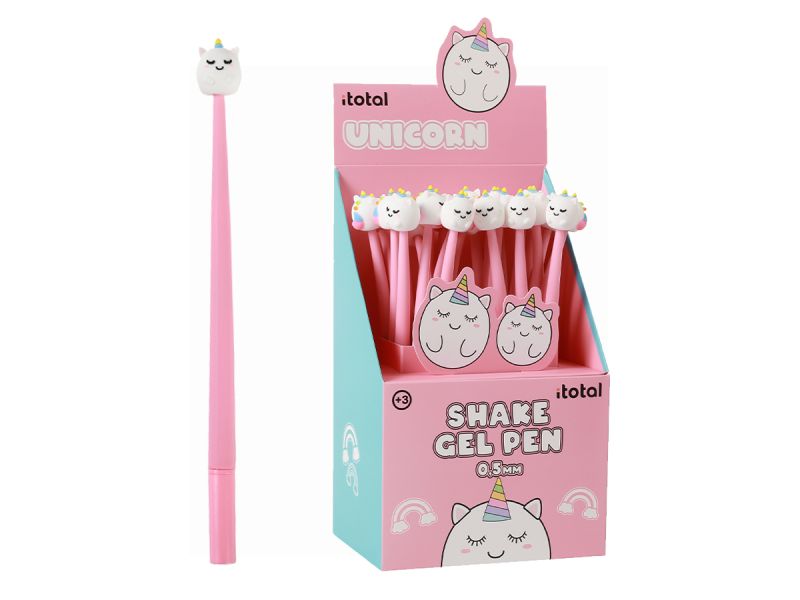 Stylos Flexibles Licorne Rose