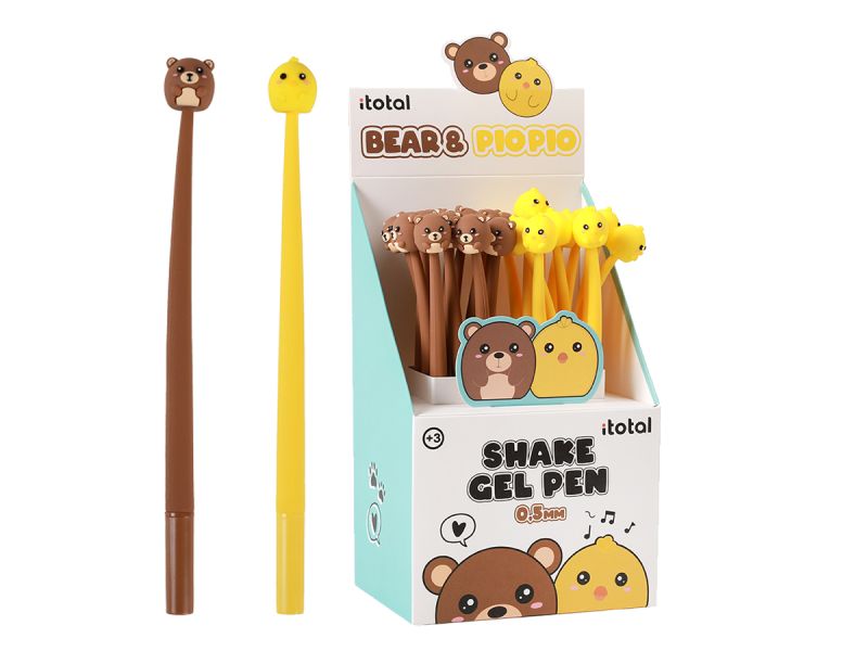Stylos Flexibles Ours & Poussins 