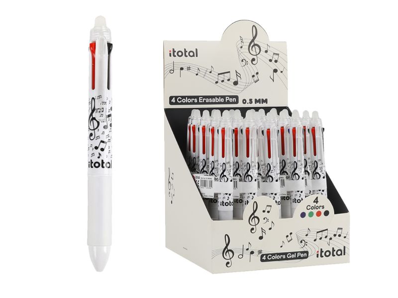 Stylos effaçables 4 en 1 Music 