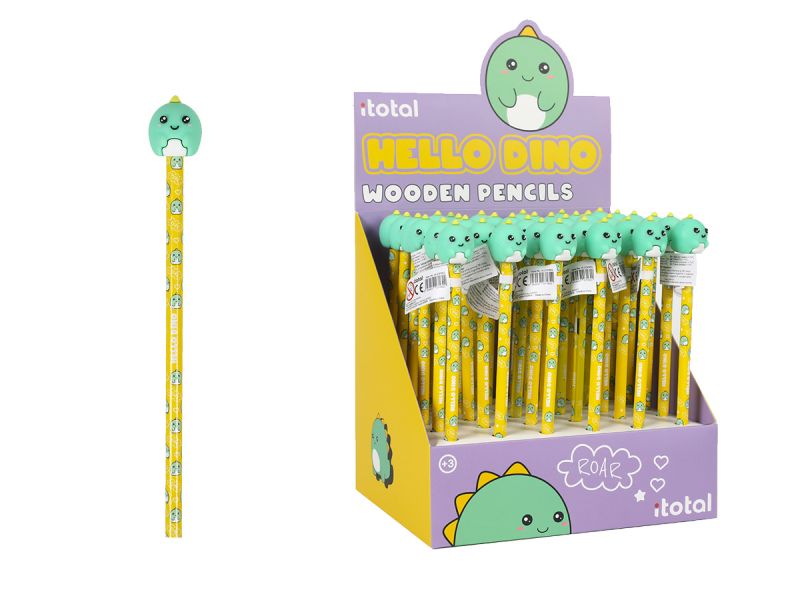 Crayons à papier 3D Dino 