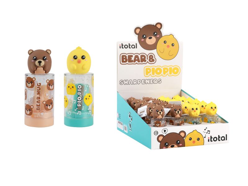 Taille-crayons Ours & Poussins 