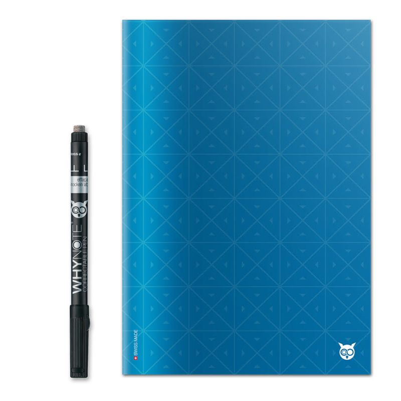 Cahier effaçable A5 Bleu