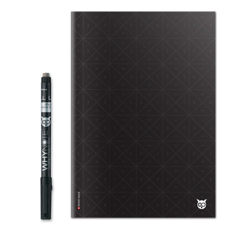 Cahier effaçable A5 Noir