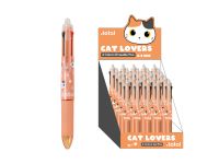Stylo effaçable 4 en 1 Chat